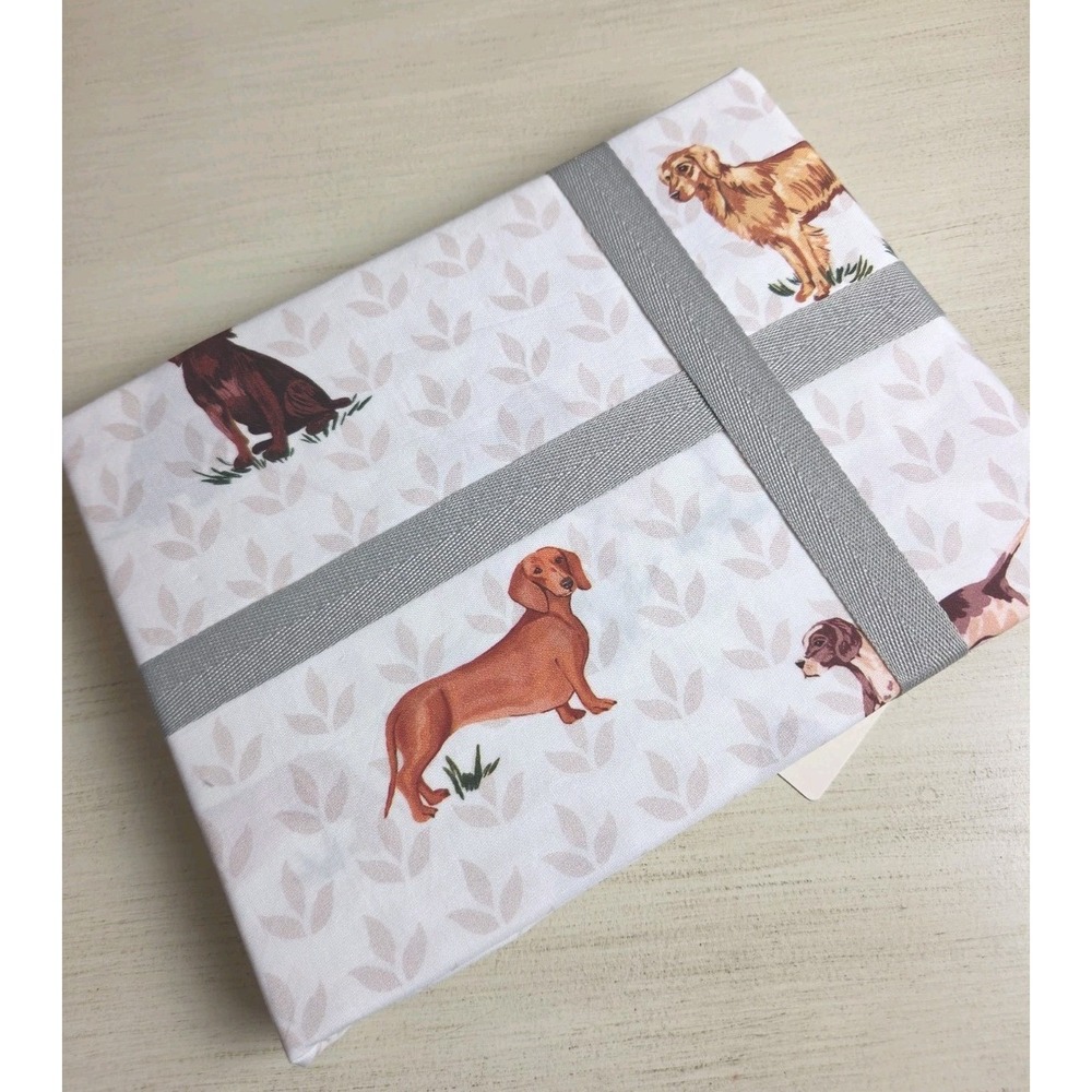 Anthropologie Dog Icon King Pillowcases Set Of 2 Organic Cotton Percale